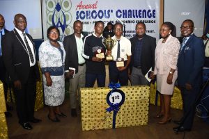 Orita Mefa Baptist Model School representatives and officials at the event