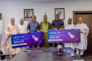 Pantami-and-winners-of-LEAP-and-senior-officials-300x200