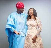 Sanwo-Olu and wife